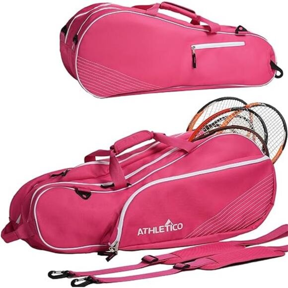6 Racquet Tennis Bag | Padded to Protect Rackets & Lightweight | Professional - Picture 7 of 7